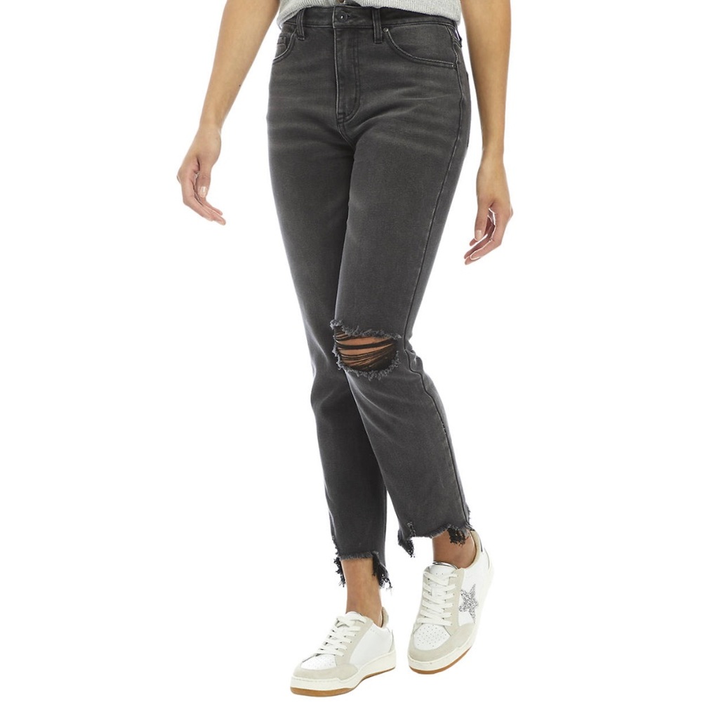 NWT True Craft Size 18 Black High Rise Slim Crop Jeans
